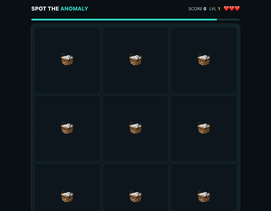Spot the Anomaly — Play the Free Browser Game Online [2026]